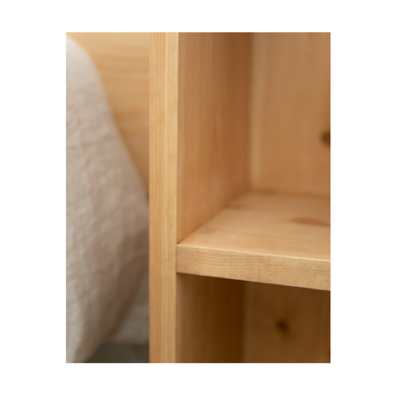 Nightstand Solid Wood Nightstand, Medium Oak