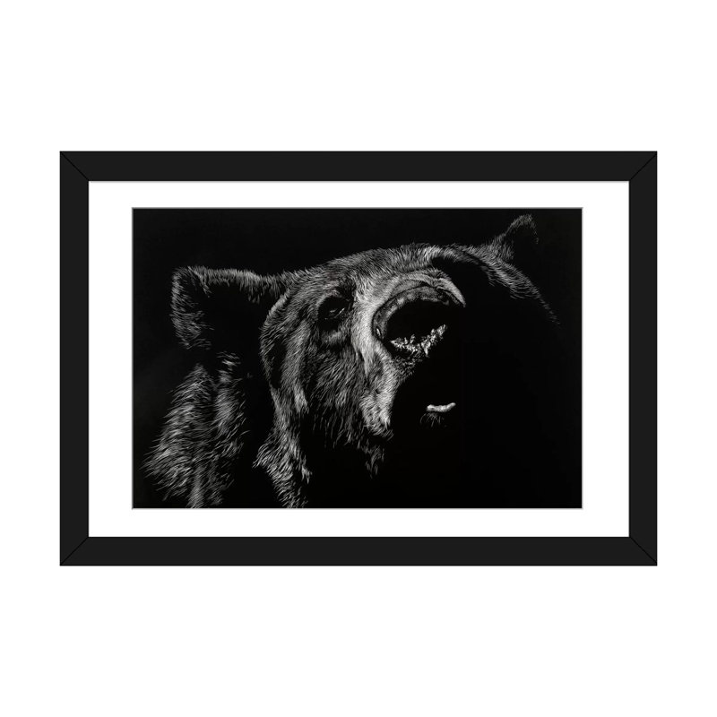 « critic », reproduction de photo sur toile, H 24 po x l 32 po x P 1 po, Papier d'art encadré noir, Blanc