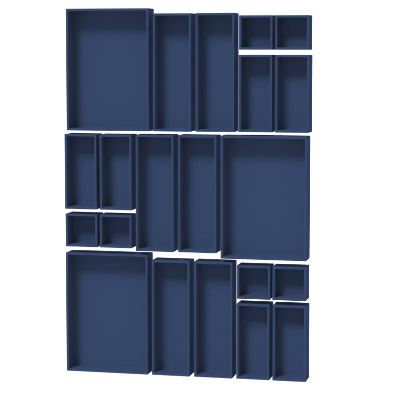 21-Piece Bamboo Drawer Organizer Set, Multi-Use Wood Tray Divider Bins for Kitchen, Bathroom, Office Desk and Makeup Organization