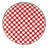 Winter Medley Canape Plate, 6in asst