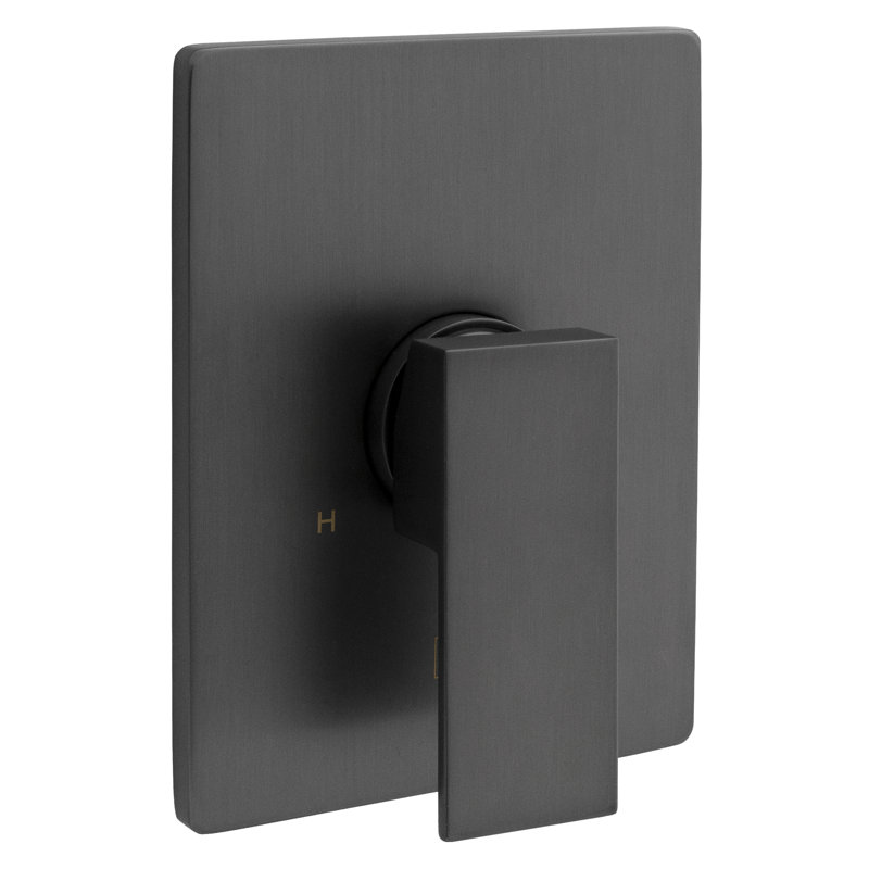 Zline Bliss Shower Faucet with Rough-in Valve and Temperature, Gun Metal