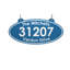Enseigne suspendue 3 lignes-77451916-77451918