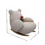 Fauteuil adolescent blanc cassé