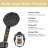 10'' Dual Filtered Rainfall Shower Head Combo, Handheld Shower Head With 16'' Adjustable Extension Arm, 20 Stage Shower Filter, 10-Spray, 71'' Hose-120001404
