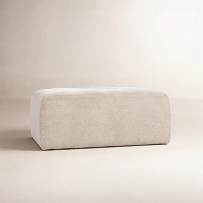 Hartwell 33.9" W Square Upholstered Ottoman