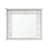 Faux Crystal Diamonds Accent Mirror