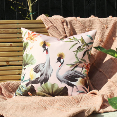 Indoor / Outdoor Floral Square Cushion