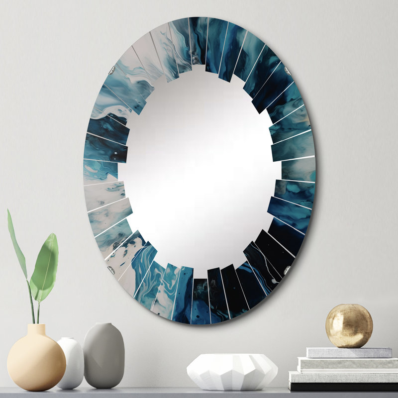 Miroir mural Teal, 30 po x 20 po