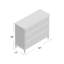 Gracia 42'' W 3 - Drawer Dresser-1953299544