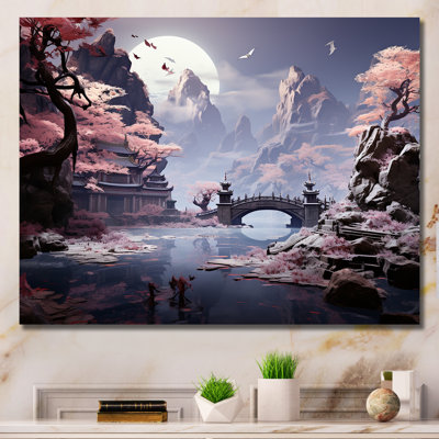 «Hinduism Ashrams Quiet Quartz Indian Expression II», reproduction sur toile