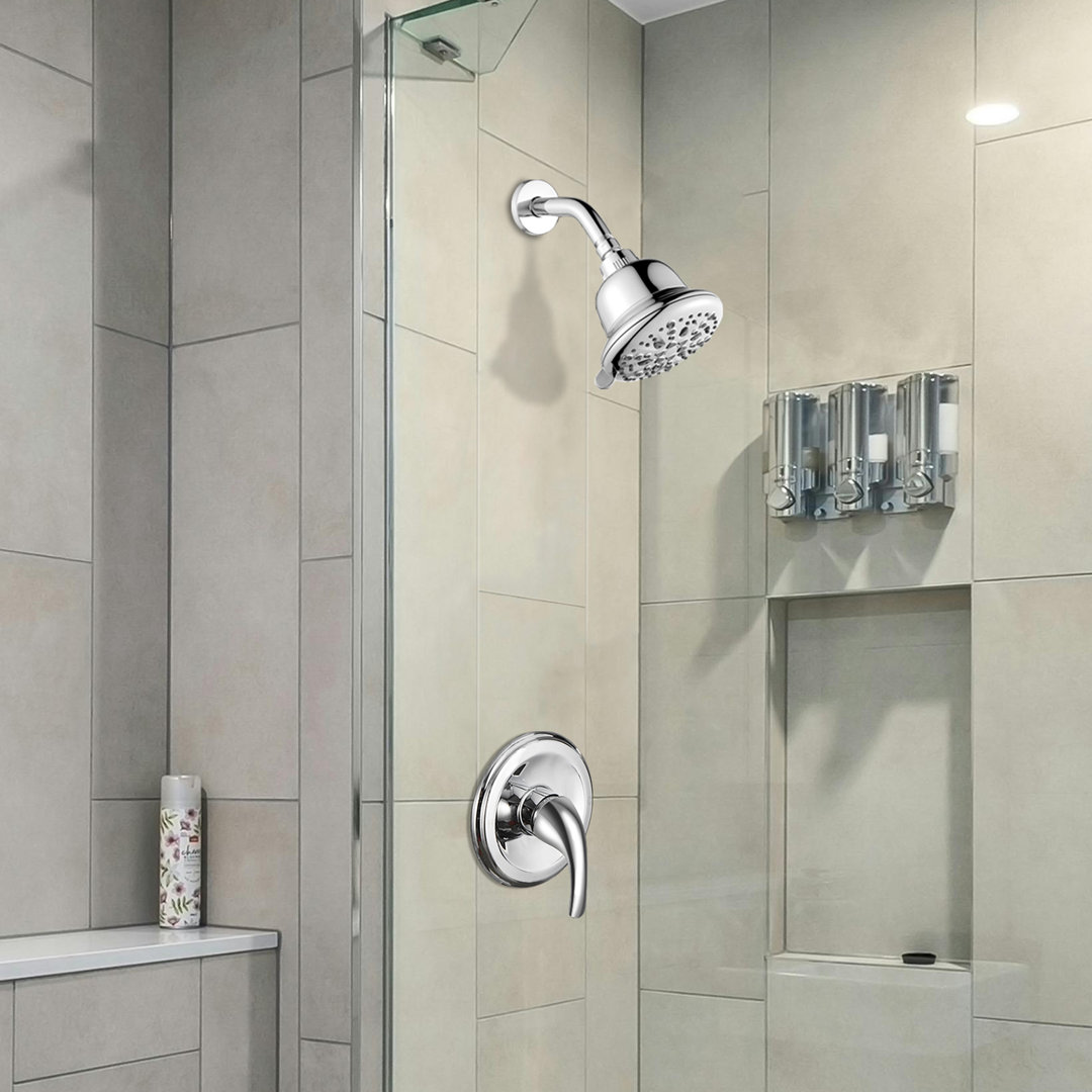 Modern 7-Spray Fixed Shower Head with Filter Cobbe 