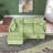 Talynn Upholstered L-Shaped Sectional with Ottoman-571817350