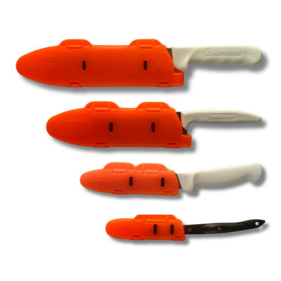 Blade Guard Secure Knife Blade Edge Protection Cover, Sheath 4PK Set