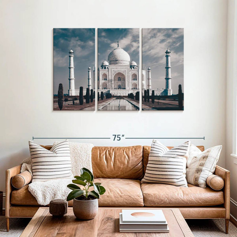 Taj Mahal en Inde, H 36 po x l 57 po