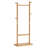  Modern Rubber Wood Garment Rack for Small Space Storage