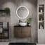 80mm Single Bathroom Vanity with Ceramic Basin