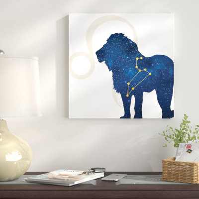« stars of leo », impression sur toile tendue