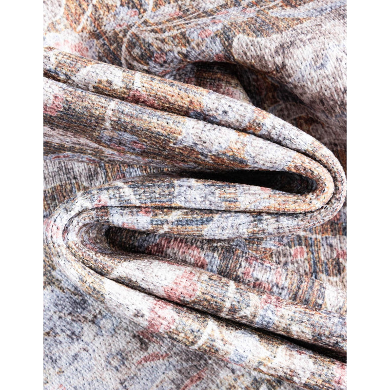 Samarth Thorine Rug, Gold, Round 4'1"