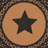 Farmhouse Star Jute Round 1 Piece Trivet
