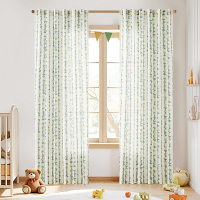 Geometric Printed Farmhouse Curtains