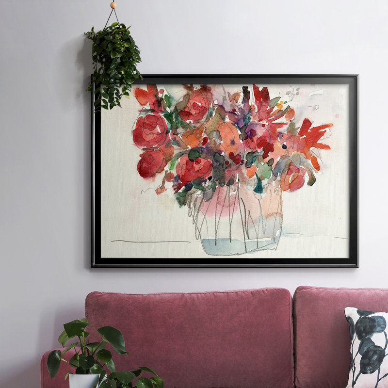 «The Small Bunch I», reproduction d'art sur toile, H 30 po x l 44 po x P 1,5 po, Noir