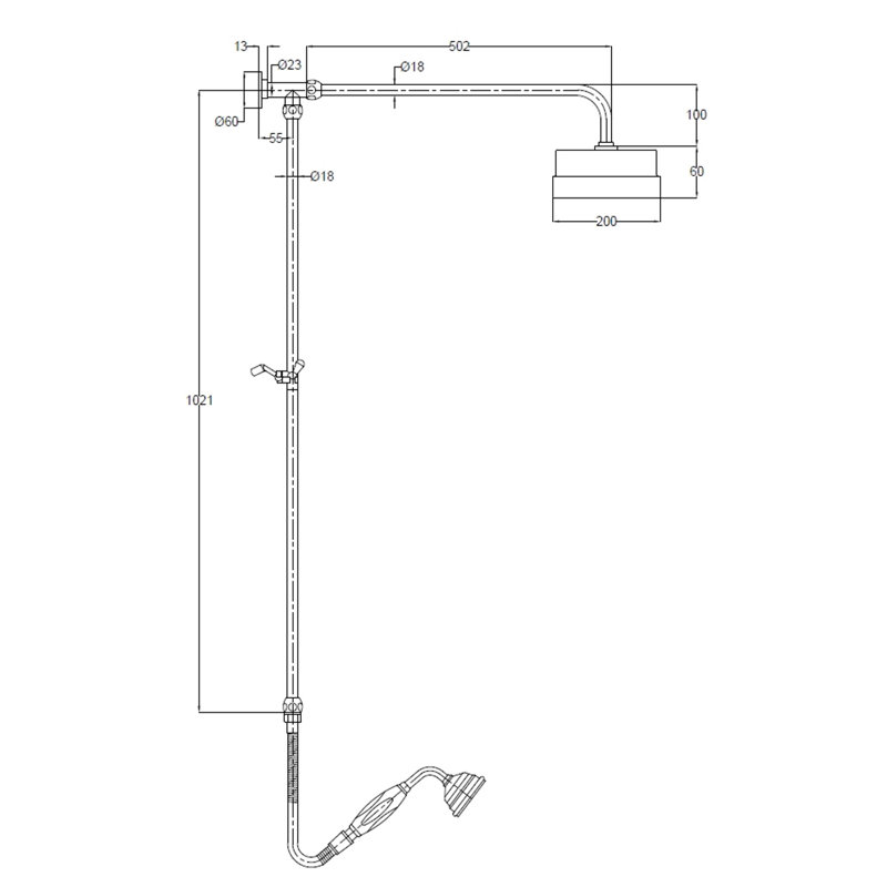 Full/Standard Fixed Shower Head