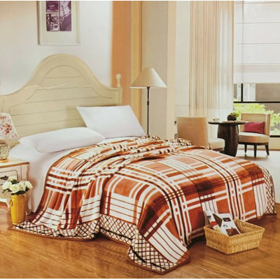 Jeté en flanelle de qualité supérieure Sherpa