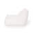 Ettie 3 Ft. Water Resistant Fabric Bean Bag Chair, White-120220463