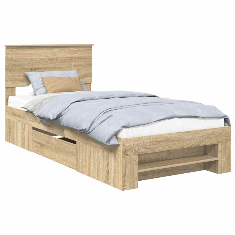 Bed, Sonoma Oak, Small Single (2'6)