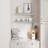 Sydney 24" W x 6" D Floating Shelves Set with Invisible Wall Mount Brackets-89833780