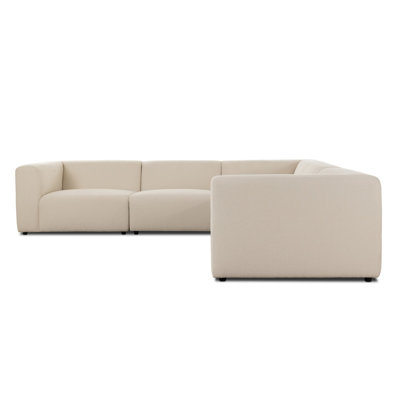 Ronny 5PC Sectional-Fayette Cloud