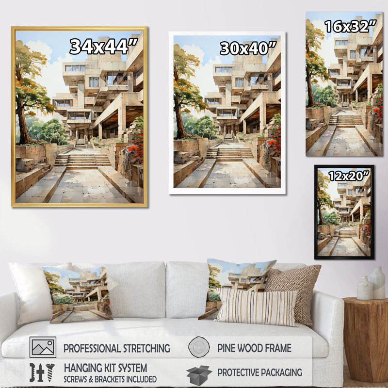 "Zurich", art mural sur toile Cityscapes, H 44 po x l 34 po x P 1,5 po, Cadre photo argenté