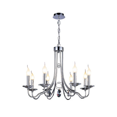 8 - Light Candle Style Chandelier