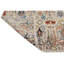 Wool Damask Area Rug in Ivory/Red/Blue/Brown-1030913076
