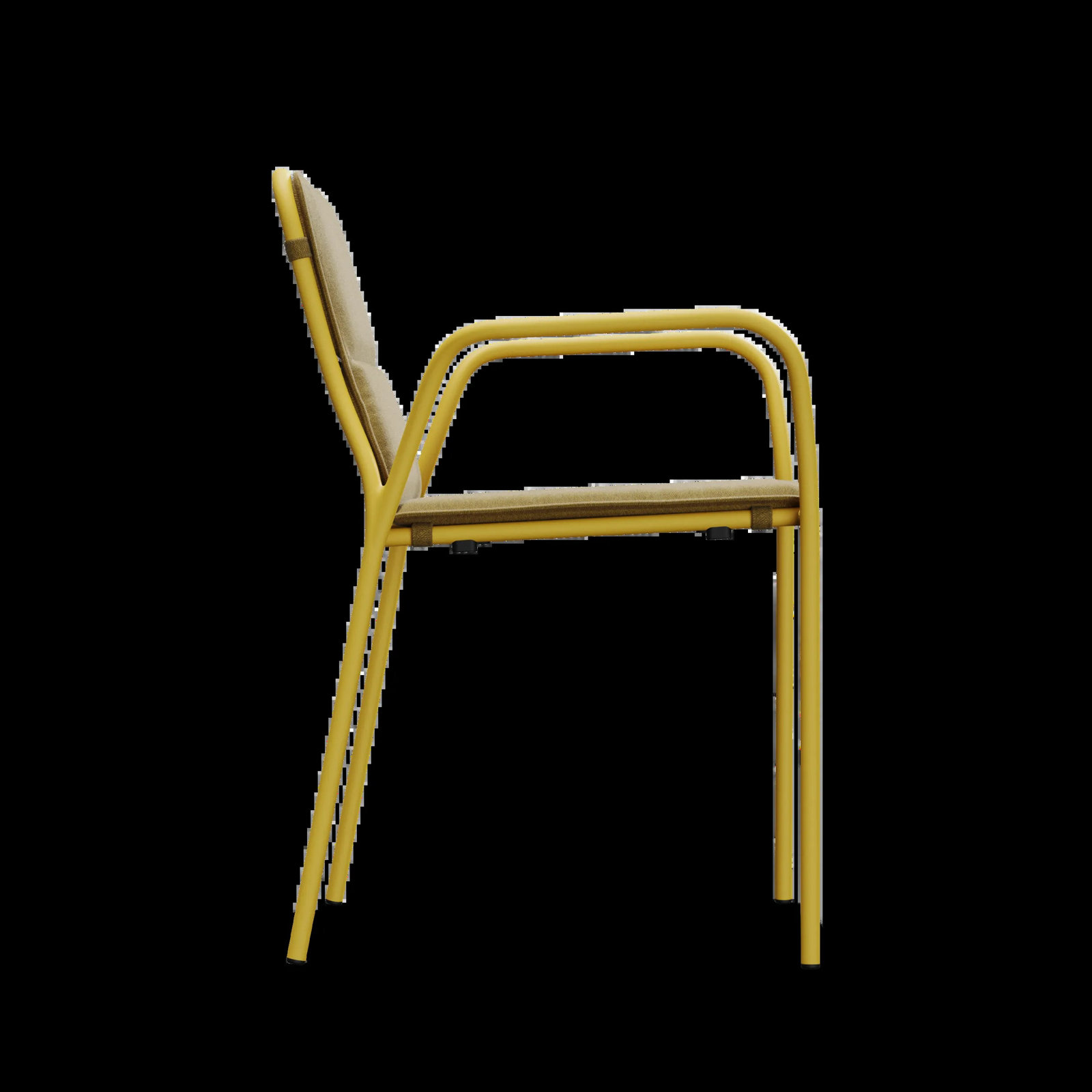 XY Stackable Sunbrella® Patio Armchair, Yellow