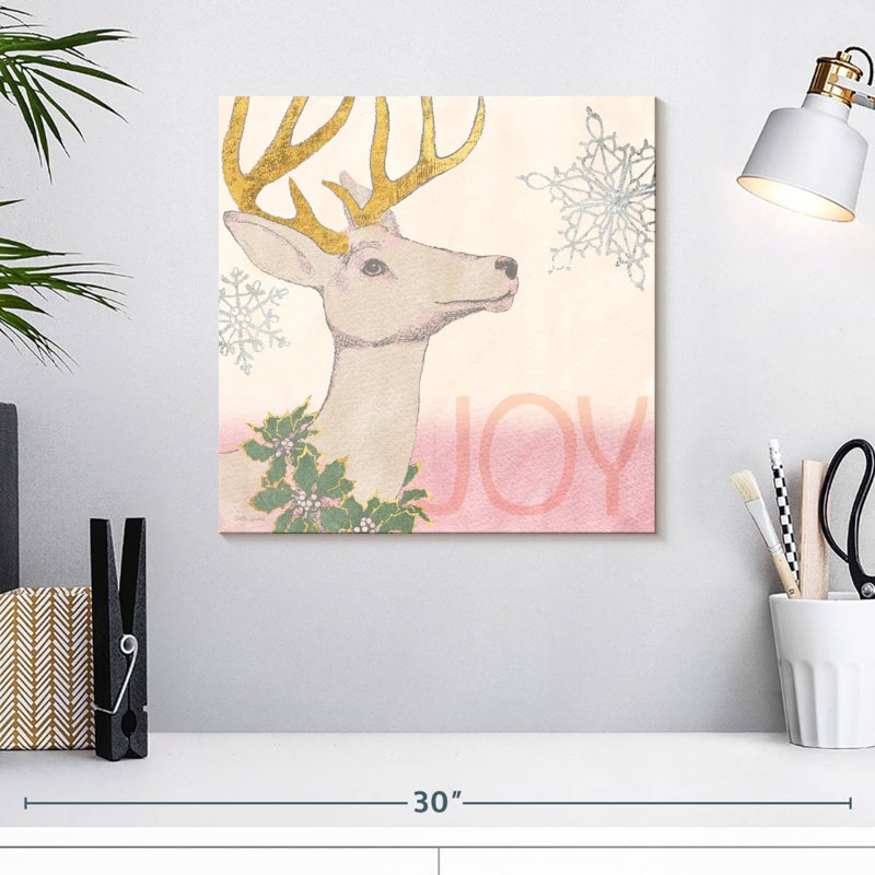 Noël pastel II, H 16 po x l 16 po