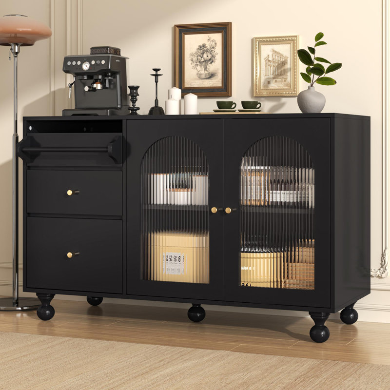 Mariselys 120cm Sideboard, Black