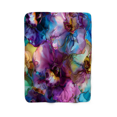 Orchid Inked Garden - 1 pièce Sherpa Premium
