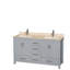 Sheffield 60" Double Bathroom Vanity Set-89055884-89055885