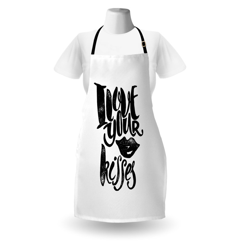 No Pattern Bib Apron