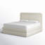 Lit plateforme en tissu d'ameublement-77582200-77582212