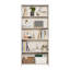 Bibliothèque en bois à 5 niveaux, organisateur de rangement autoportant pour livres et décor, idéal pour la maison et le bureau