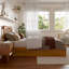 Lit plateforme en bois massif Asparas avec pied de lit et lit gigogne-631275344-631275359