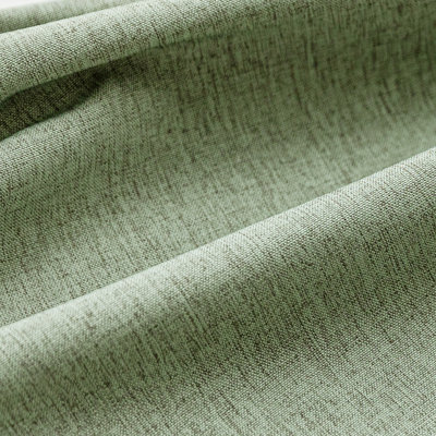 Linen Textured Shower Curtain and Hooks Set
