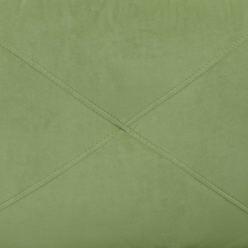 Canapé modulaire modulaire convertible en forme de L pour 6 personnes, Tissu vert