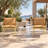 Holland White Outdoor Dining Table Aluminum and Steel Patio Table for Garden Terrace and Balcony Dining-163625900