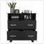 Commode 2 tiroirs Portobelo, 2 tablettes, plateau supérieur, 4 pieds-2132171763