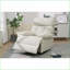 Fauteuils inclinables pour adultes, fauteuil inclinable électrique en tissu | Siège de cinéma maison surdimensionné gris clair avec télécommande Poche latérale-1231284418