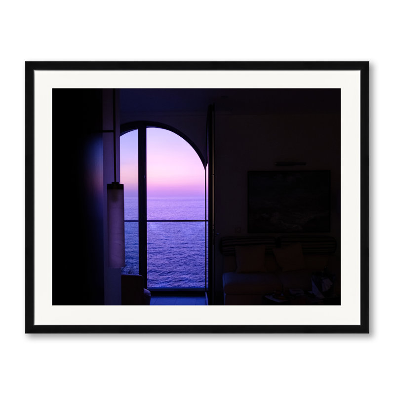 Bleed Print by Vincent Dupont Blackshaw, Black Framed Paper, 24" H x 30" W