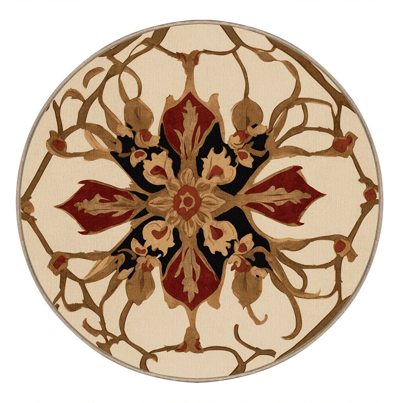 Tapis de tapisserie Enchanted, Rond 3 pi